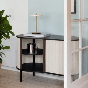 Audacious skap svart eik/White Sands