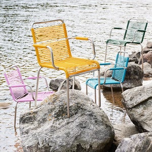 Mya armlenestol yellow 