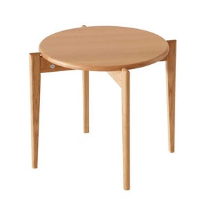 Tilia Sofabord Ø51 cm Oljet eik