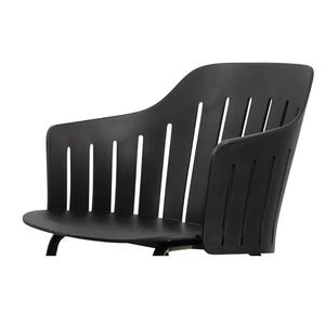 Stolskall INDOOR/OUTDOOR Svart, 100 % resirkulert polypropylen