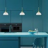 Vienda pendel messing/glass E14
