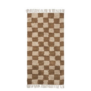 Vaskbar Teppe Mara Tan