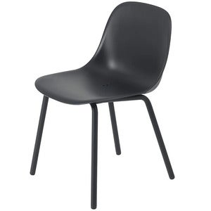 Fiber Outdoor Spisestol Anthracite Black 