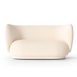 Rico 2-seter sofa Wool Boucle - Off-white