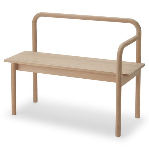 Maissi Bench Hvit oljebehandlet eik