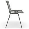 Zebra spisestol Metallic Grey