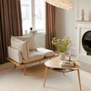 Lounge Around  1,5-seters sofa Oak/White Sands