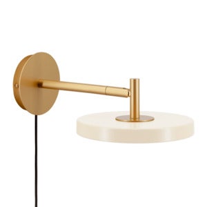 Asteria Wall Kort vegglampe Ø15 cm Pearl White