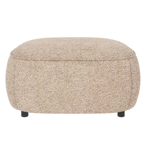 Norris fotskammel lys beige stoff Anna lys beige