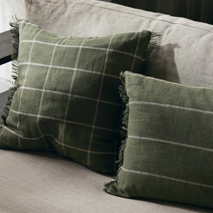 Calm Putetrekk 50x50 - Olive/Off-white