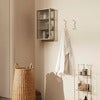 Haze Vegghengt Skap - Reeded Glass - Cashmere