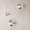 Mushroom Knagg - Brushed Stainless Steel