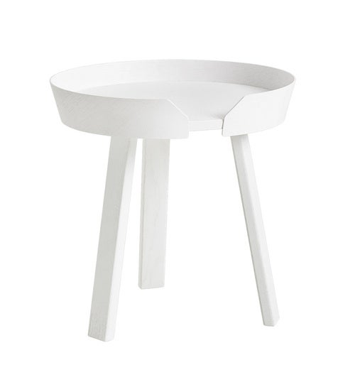 Around salongbord Ø45 cm- White 
