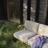 Settle 3-seters sofa Ribbed Weave 2/Dark Green 