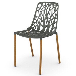 Forest Spisestol Iroko/Metallic Grey 