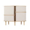 Audacious Highboard Skap Eik/White Sands