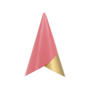 Cornet Lampeskjerm Nuance Rose/Brass