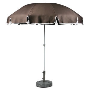 Parasoll 220 cm med dusker brown 39