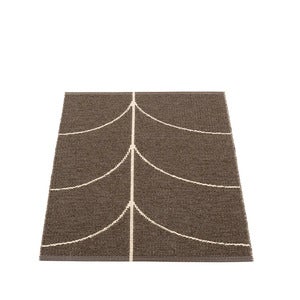 Vevd Teppe Leif Dark Brown 70x90 cm