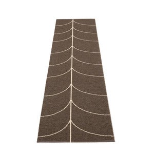 Vevd Teppe Leif Dark Brown 70x270 cm