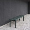 Linear Steel Benk 170x34 cm Grey 