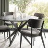 Calverton spisebord Ø120 cm svart eik