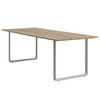 70/70 Spisebord 225x90 cm Sapele Mahogany/Grey