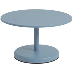 Linear Steel Salongbord Ø70 cm Pale Blue 