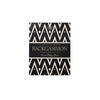 Backgammon Lakkert Black