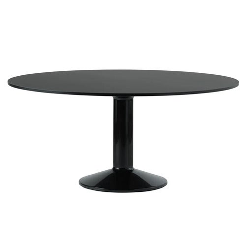 Midst spisebord 160 cm - Black Linoleum Black