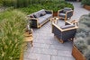 Angle Lounge sofa inkl Hyndesæt teak grå 