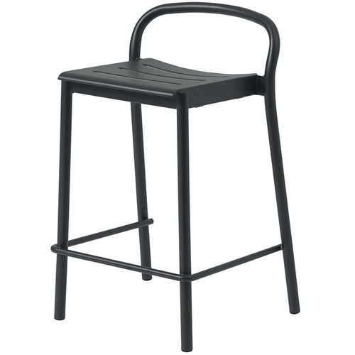 Linear Steel Lav barkrakk Anthracite Black 