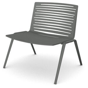 Zebra lenestol metallic grå
