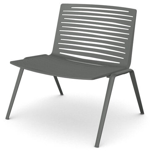 Zebra lenestol metallic grå