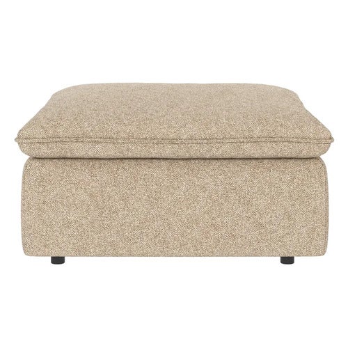 Rawlins fotpall tyg Bobby beige