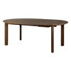 Comfort Circle Spisebord med uttrekk 132-202x132 Dark Oak
