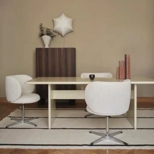 Calm Kelim Teppe 200x300 cm - Off-white/Coffee