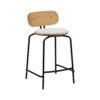 Curious lav barkrakk eik/svart Teddy White