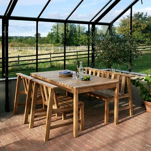 Spisebord Plank 160x90 cm Teak