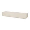 Elements gulvhylle/benk - off-white 180x45x30 cm