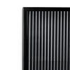 Haze Vegghengt Skap - Reeded Glass - Black
