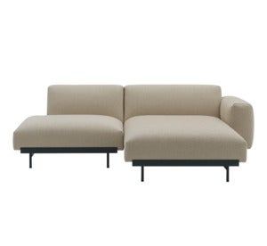 In Situ 2-seters modulsofa - Konfig 7 - Ecriture240/Svart