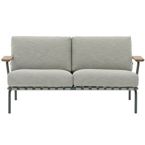 Settle 2-seters sofa Ribbed Weave 2/Dark Green 