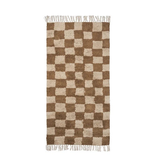 Vaskbar Teppe Mara Tan