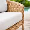 Ocean 3-seters sofa natural, flat Weave