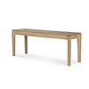 Bok Benk lakkert teak 35x146 cm