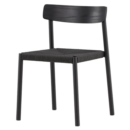 Malmön spisestol svart 
