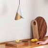 Cornet  Lampeskjerm White/Brass