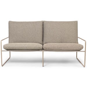 Desert 2-seters sofa Cashmere/Dark Sand