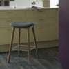 Fiber bar pallet låg Wood Base - 65 cm - Refine Leather Cognac Oak